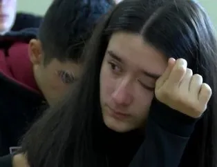 Okulun ilk günü gözyaşlarına boğuldular!