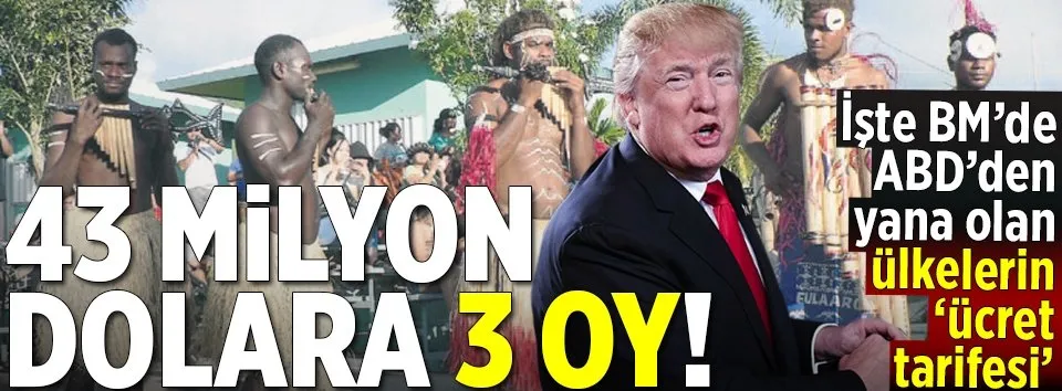 43 milyon dolara 3 oy