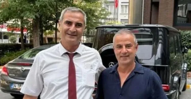 İsmail Kartal kendisine benzeyen taraftarla poz verdi