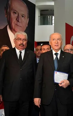 MHP'de ilk başvuruyu Devlet Bahçeli yaptı