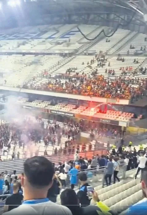 Marsilya-Galatasaray maçında Fransız polisi skandal müdahalede bulundu-1