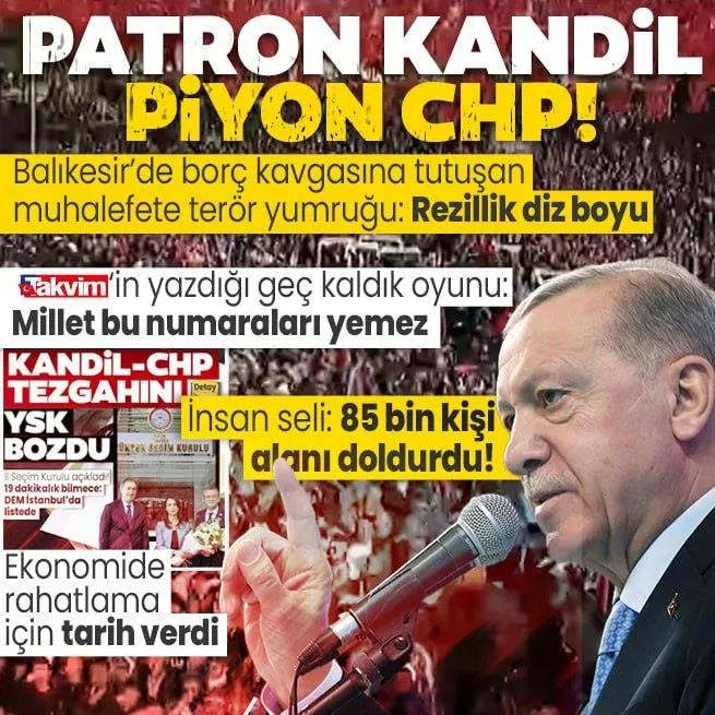 Başkan Erdoğandan AK Parti Balıkesir mitinginde önemli açıklamalar