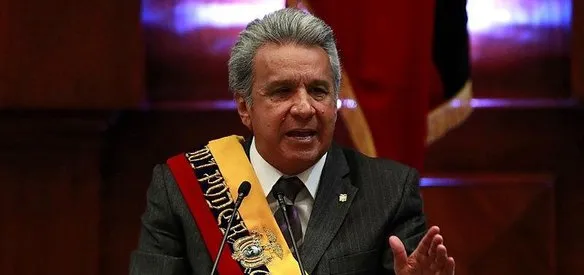 Ekvador'da Devlet Başkanı seçilen Lenin Moreno görevini devralarak ülkenin yeni lideri oldu