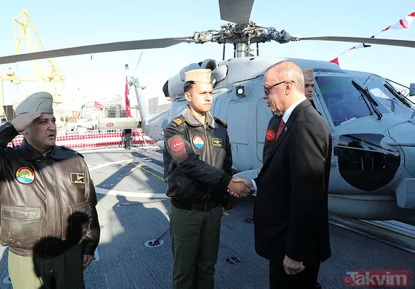 Başkan Erdoğan TCG Burgazada'nın teslim törenine katıldı - 34