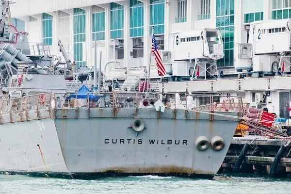 Savaşa ramak kaldı! Kafa kafaya geldiler! ABD ve Çin savaş gemileri...-7