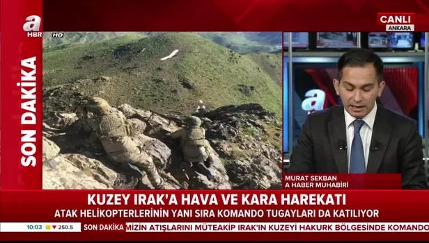 İşte Pençe harekatından ilk fotoğraflar