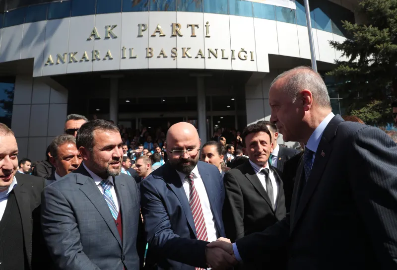 Başkan Erdoğan AK Parti Ankara İl Başkanlığı'nı ziyaret etti - 5