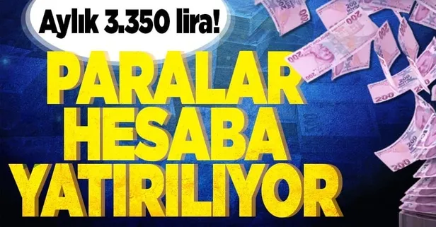Milyonlarca kişiye müjde geldi! Paralar hesaba yatırılıyor aylık 3.350 lira! Ve sonunda belli oldu!