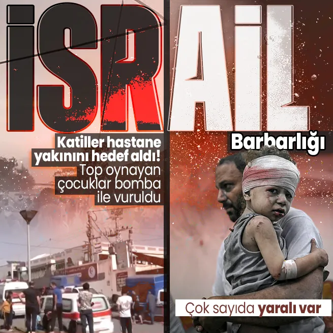 Katil İsrailden Gazzedeki Han Yunus Hastanesinin yakınına roketli saldırı: Çok sayıda yaralı var