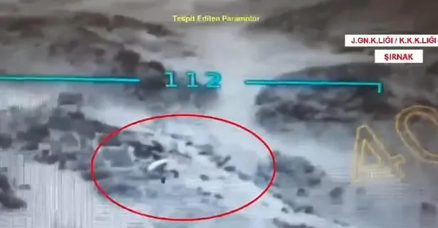 Paramotor kullanarak eylem hazırlığı yapan terör örgütü PKK üyelerinin kimlikleri belli oldu! 1 kırmızı 1 gri 4 terörist cehenneme