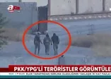 PKK/YPG'li teröristler görüntülendi