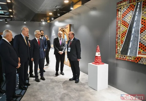 Başkan Erdoğan Karayolları Gayret ve Liderlik Sergisi'ni gezdi - 3