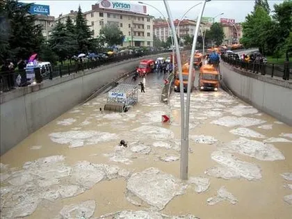 Ankara’yı su bastı!