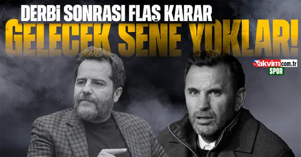 Derbi sonrası flaş karar! Okan Buruk o isimlerin biletini kesti