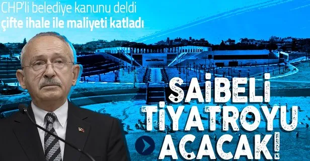 Şaibeli tiyatronun açılışı Kemal Kılıçdaroğlu’ndan! CHP’li Didim Belediyesi ihaleyi 2’ye böldü kanunu deldi