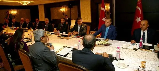 Erdoğan Hindistan’ın önde gelen CEO’larıyla bir araya geldi
