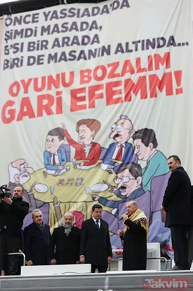 Başkan Erdoğan Nazilli'de vatandaşlara hitap etti! Dikkat çeken pankart: "Oyunu bozalım gari efem" - 4