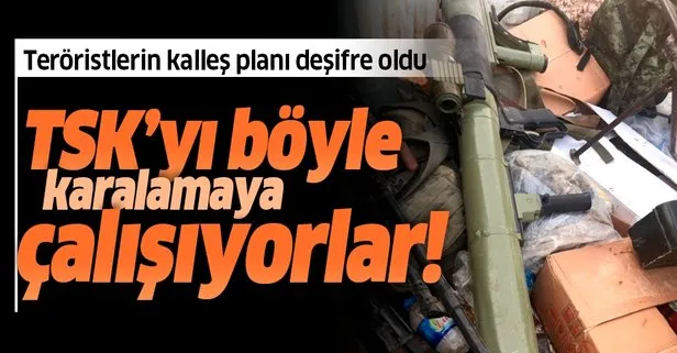 YPG/PKK’nın kalleş planı deşifre oldu! TSK envanterindeki benzer silahlarla sivilleri vuruyor
