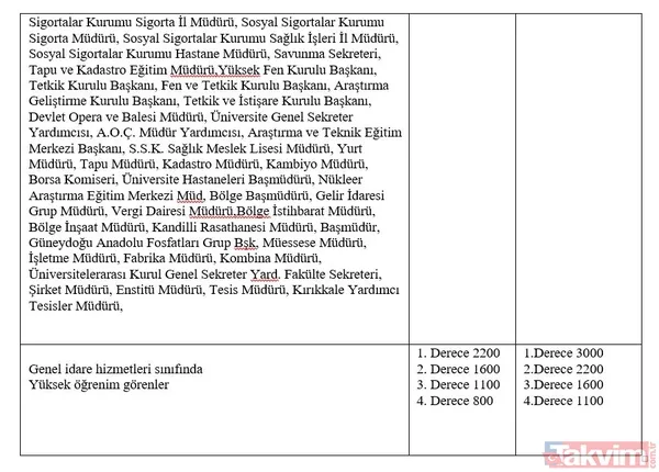 Memura 3600 ek gösterge zammı! Kime, ne kadar verilecek? İşte meslek meslek 3600 ek gösterge listesi... - 19
