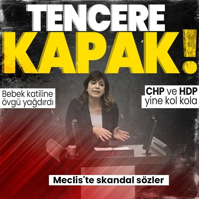 HDPli isimden Mecliste skandal sözler! Meral Danış Beştaş TBMMde bebek katili Abdullah Öcalana övgüler yağdırdı