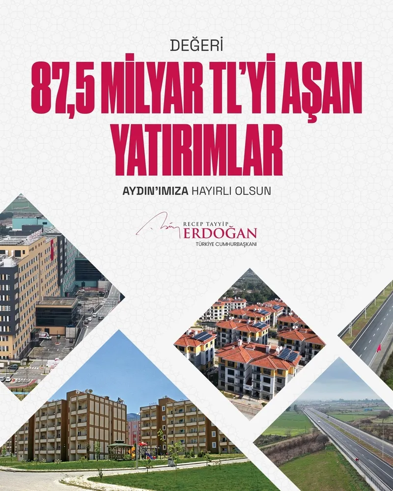 Aydın'da 87.5 milyar liralık yatırım! Başkan Erdoğan'dan Özgür Özel'e ayar: 3 yıldır neredeydin | "Küresel nizam kökten çatırdıyor"-7