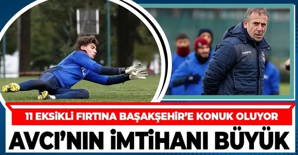 Trabzonspor seriyi 7’ye çıkarmak için Başakşehir önünde