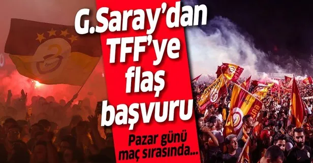 Galatasaray'dan TFF'ye flaş başvuru