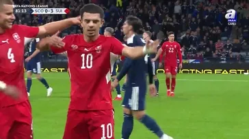 İskoçya 0-3 İsviçre GOL: Z.Amdouni
