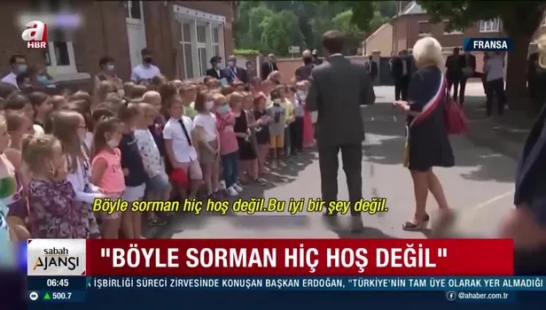 “Tokat nasıldı?” Öğrencilerden Fransa Cumhurbaşkanı Emmanuel Macron'a şoke eden soru!