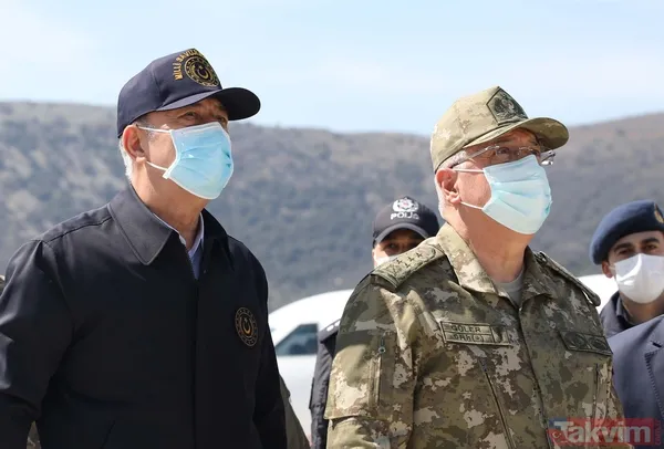SON DAKİKA: Milli Savunma Bakanı Hulusi Akar ve TSK'nın komuta kademesi Gökçeada'da! Rüzgar Alayı'nı denetledi - 3