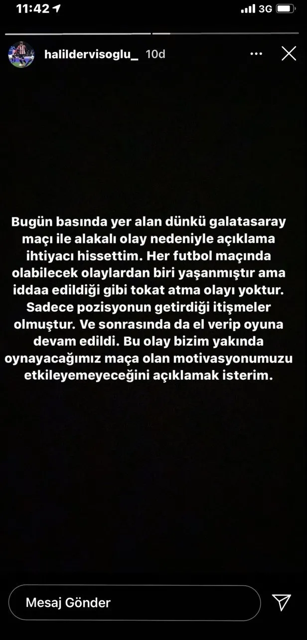 Galatasaray ve Halil Dervişoğlu'ndan son dakika açıklaması ...
