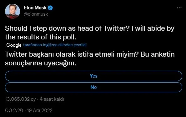 Elon Musk kendini ateşe attı sosyal medya devlerine savaş açtı! Twitter yöneticiliğini bırakacak mı?-2