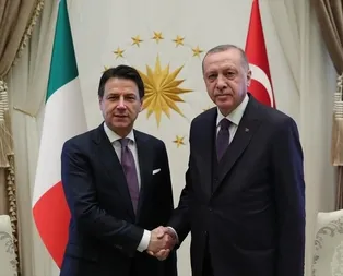 Son dakika: Başkan Erdoğan, İtalya Başbakanı Conteyi kabul etti