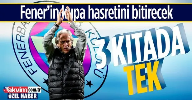 3 kıtada tek! Jorge Jesus Fenerbahçe’ye iyi gelecek kupa hasreti bitecek...