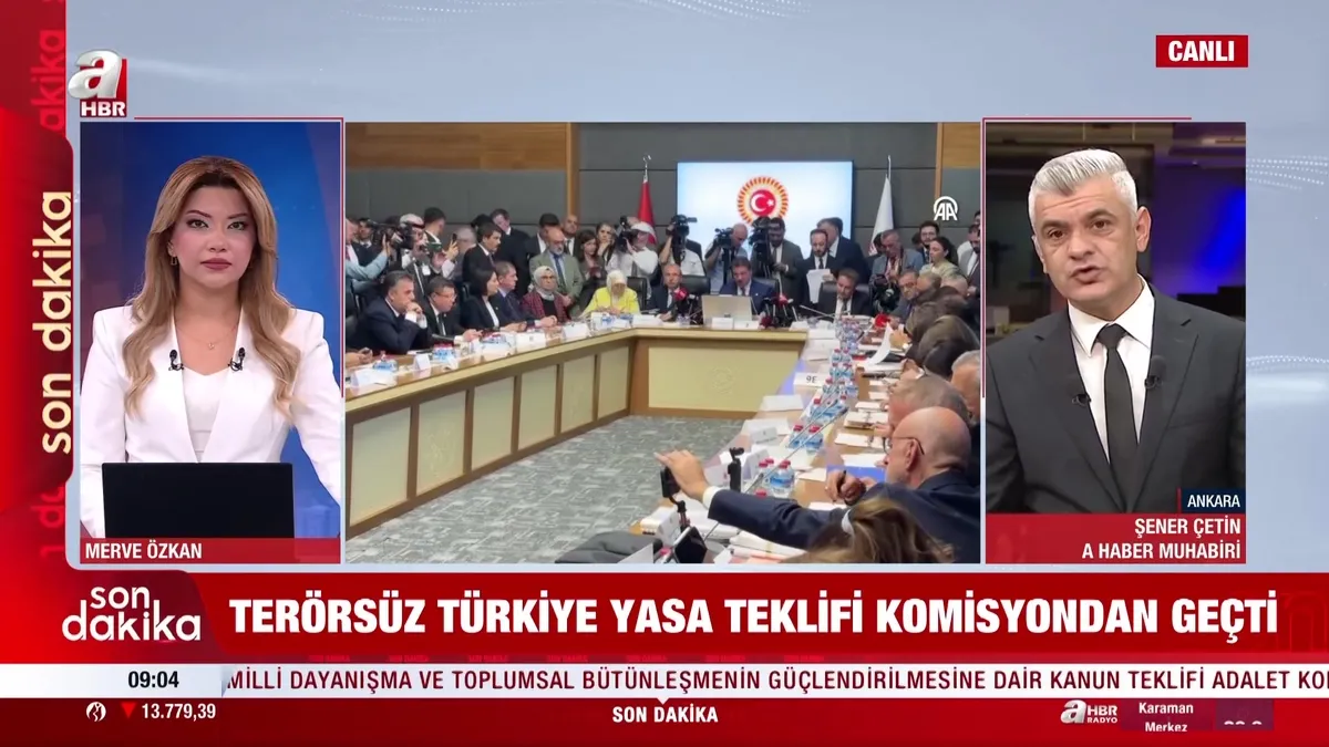 Terörsüz Türkiye yasa teklifi komisyondan geçti