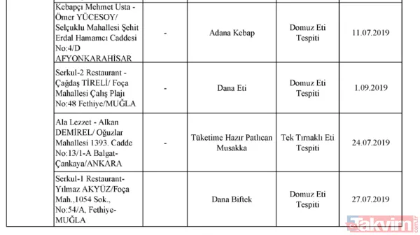Gurme Gıda yine vatandaşın sağlığını hiçe saydı! Domuz eti listesinde yine aynı firmalar - 3