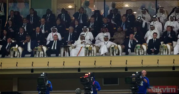 Başkan Recep Tayyip Erdoğan Katar'da dev finali takip etti! Al Sani ile görüştü - 15