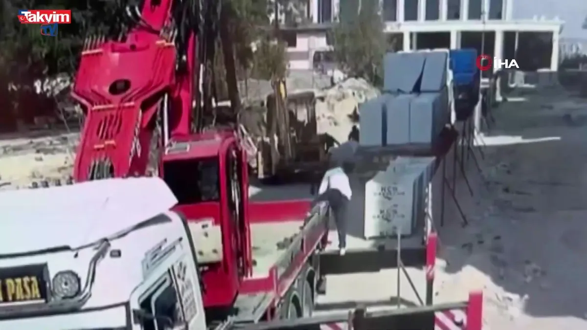 Gaziantep'te feci ölüm kamerada!