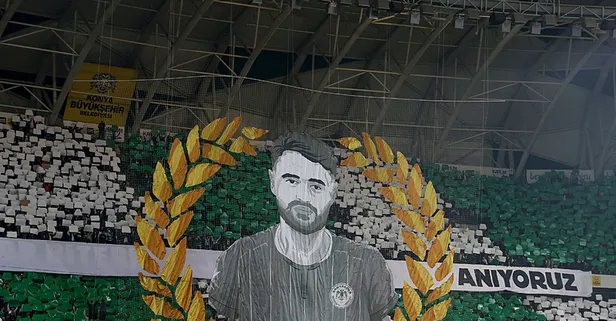 Konyaspor taraftarlarından Ahmet Çalık koreografisi!