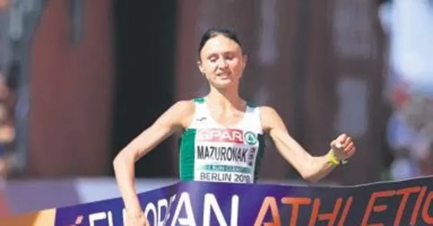 Volha Mazuronak maratonda şampiyon