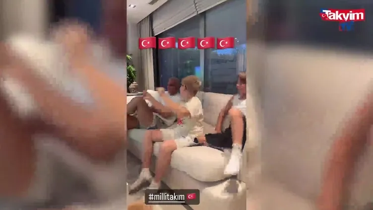 İZLE I Esra Erol paylaştı! Eşi Ali Özbir ve çocuklarıyla maç keyfini böyle çıkardılar