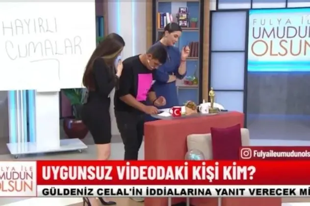 FOX TV canlı yayınında porno rezaleti! Eşinin cinsel içerikli videosunu izletti