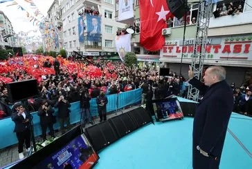 Başkan Erdoğan’a Bahçelievler’de sevgi seli!