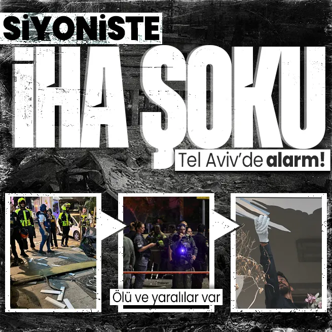 Tel Aviv karıştı... İHA’larla vurdular: Ölü ve yaralılar var!