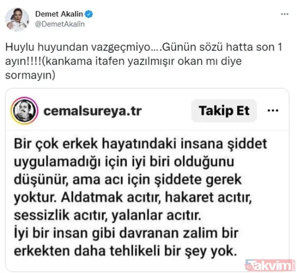 Demet Akalın’dan ihanet çıkışı! Kimse ne olduğunu anlamadı! Fena bombalayan Demet “Okan mı diye sormayın” deyip... - 6
