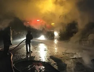 Ankara’da korkutan yangını