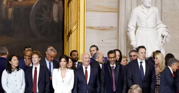 Trump’ın ikinci dönemi başladı: Törene milyarderler akın etti