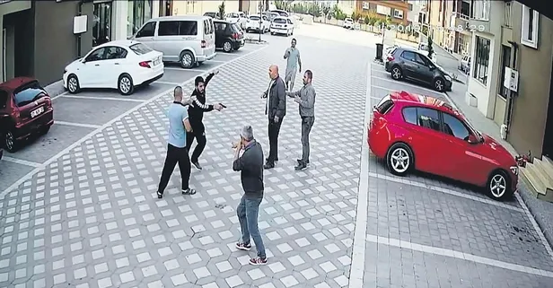 Apartman sakini kapıcıyı böyle vurdu