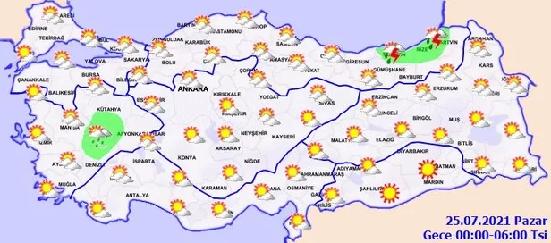 HAVA DURUMU | Meteorolojiden 6 il için kuvvetli yağış alarmı! Rize ve Artvin'e bir sel uyarısı daha-6