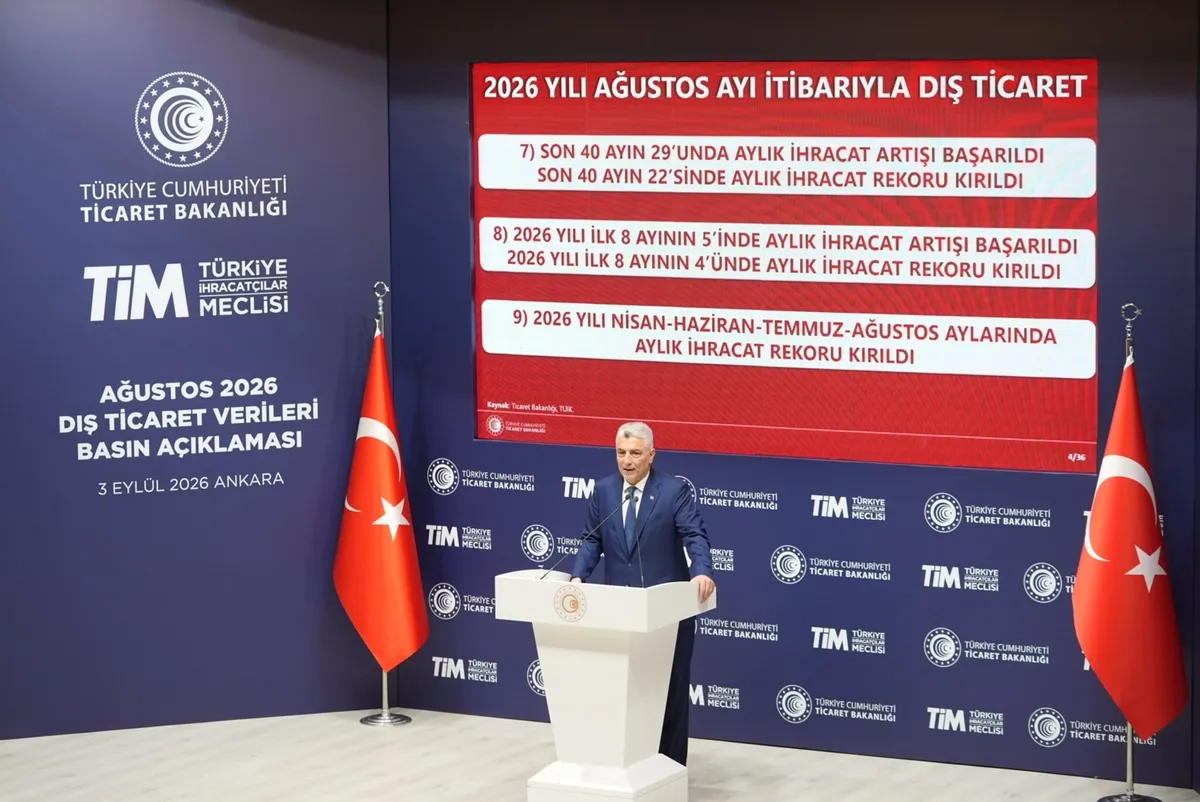 Bakan Ömer Bolat açıkladı: İhracat ağustosta yüzde 8,1 artarak 23,5 milyar dolara çıktı-6